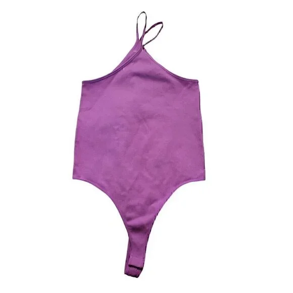Wild Fable Women's Seamless Bodysuit Vibrant Purple Size L NWT - Picture 6 of 6